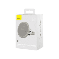 BASEUS Car Mount C01 Magnetic Phone Holder(Air Outlet Version) Creamy-White (SUCC000102) (SUCC000102)