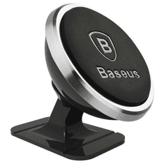 BASEUS Car Mount 360-degree Magnetic Mount Holder (Paste type) Silver (SUGENT-NT0S) (SUGENT-NT0S)