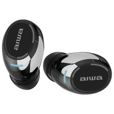 AIWA EBTW-850 TWS Bluetooth Wireless Premium Metal In-Earphone Black EU (EBTW-850-BLK)