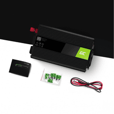 Green Cell KFZ Spannungswandler Power Inverter 12V > 220V 1000/2000W Black (INV08)
