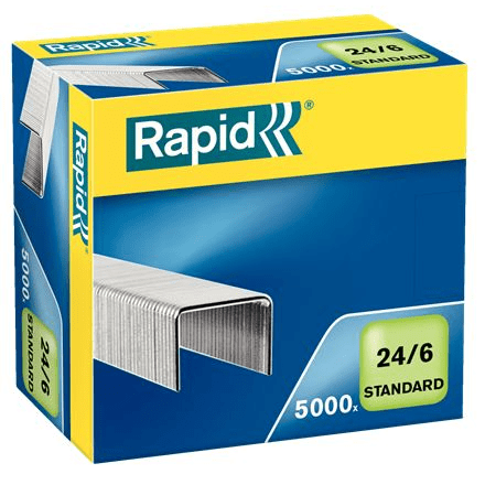 Rapid Standard 24/6 tűzőkapocs 5000db (24859800) (Rapid24859800)