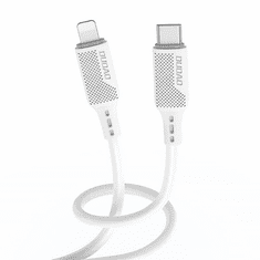DUDAO L6S USB-C - Lightning kábel 1m 20W PD fehér (6973687244064) (L6S 1m)