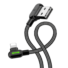Mcdodo USB - Lightning kábel 1.8m fekete (CA-4673) (CA-4673)