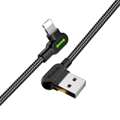Mcdodo USB - Lightning kábel 1.8m fekete (CA-4673) (CA-4673)