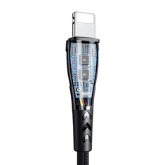 Mcdodo USB - Lightning kábel 0.2m fekete (CA-7440) (CA-7440)