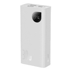 BASEUS Adaman2 Powerbank 10000mAh 2xUSB USB-C 30W fehér (PPAD040002) (PPAD040002)