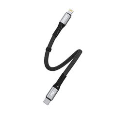 DUDAO L10P USB-C - Lightning kábel 0.23m 20W PD fekete (6973687243852) (L10P)