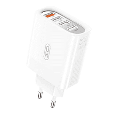 XO L100 4x USB-A hálózati töltő 2.4A 18W fehér (L100(EU))