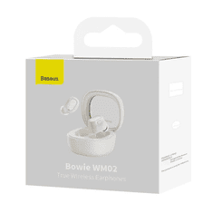 BASEUS Bowie WM02 TWS fülhallgató fehér (NGTW180002) (NGTW180002)