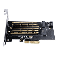 Orico 2x M.2 NVMe bővítő kártya PCIe (ORICO-PDM2-BP) (ORICO-PDM2-BP)