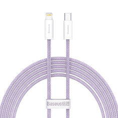 BASEUS Dynamic Serieshez USB-C-Lightning kábel, 20W, 2m, lila (CALD000105) (CALD000105)