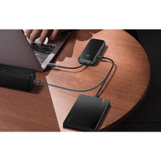 BASEUS AcmeJoy 6 az 1-ben Hub USB-C - 2xUSB 3.0 USB 2.0 USB-C PD HDMI RJ45 sötétszürke (WKJZ010313) (WKJZ010313)