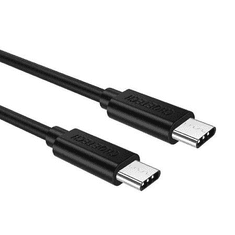 Choetech USB-C - USB-C kábel 1m fekete (CC0002) (CC0002)