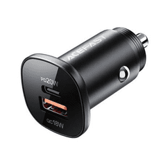 AceFast B1 mini autós töltő USB-A + USB-C 38W (6974316280330) (6974316280330)
