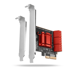 AXAGON 6x SATA port bővítő kártya PCIe (PCES-SA6) (PCES-SA6)