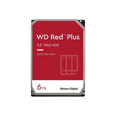 Western Digital WD Red Plus WD60EFPX - hard drive - 6 TB - SATA 6Gb/s (WD60EFPX)