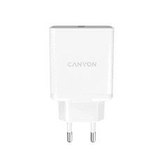 Canyon CNE-CHA36W01 hálózati gyorstöltő QC 3.0, 36W fehér (CNE-CHA36W01)