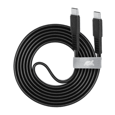 RivaCase Rivapower PS6005 BK12 ENG Type-C - Type-C kábel 1,2m fekete (4260403579473) (4260403579473)