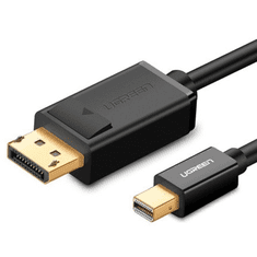 Ugreen Mini DisplayPort - DisplayPort kábel 4K 1.5m fekete (10477) (ugreen10477)
