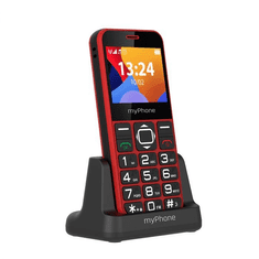 myPhone HALO 3 mobiltelefon időseknek piros (5902983617716)