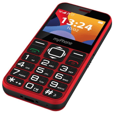 myPhone HALO 3 mobiltelefon időseknek piros (5902983617716)