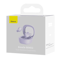 BASEUS Bowie WM02 TWS fülhallgató lila (NGTW180005) (NGTW180005)