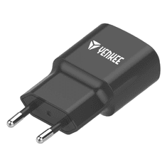 Yenkee YAC 2033BK USB-C hálózati töltő 20W fekete (YAC 2033BK)