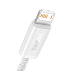 BASEUS Dynamic USB- Lightning kábel, 2.4A, 2m, fehér (CALD000502) (CALD000502)