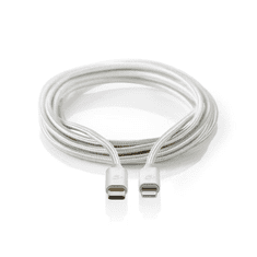 Nedis CCTB39650AL10 Lightning - USB-C kábel 1m ezüst (CCTB39650AL10)