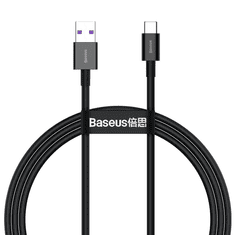 BASEUS Superior USB-USB-C kábel, 66W, 1m, fekete (CATYS-01) (CATYS-01)