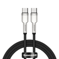 BASEUS Cafule USB-C töltőkábel, 100 W, 1m, fekete (CATJK-C01) (CATJK-C01)