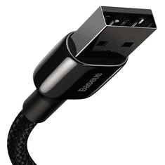 Baseus Tungsten Gold USB-Lightning kábel, 2,4A, 2m, fekete (CALWJ-A01)
