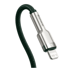 BASEUS Cafule USB-C-Lightning kábel, PD, 20W, 1m, zöld (CATLJK-A06) (CATLJK-A06)