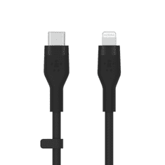Belkin BOOST CHARGE Flex USB-C - Lightning kábel 2m fekete (CAA009bt2MBK) (CAA009bt2MBK)