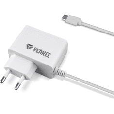 Yenkee YAC 2017WH hálózati Micro USB töltő fehér (YAC 2017WH)