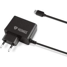 Yenkee YAC 2027BK hálózati USB-C töltő fekete (YAC 2027BK)