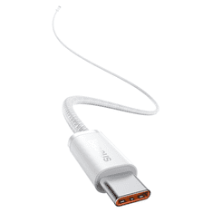 BASEUS USB-C-USB-C kábel, 100W, 1m, fehér (CALD000202) (CALD000202)