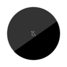 BASEUS Simple vezeték nélküli töltő, 15W, fekete (WXJK-B01) (WXJK-B01)
