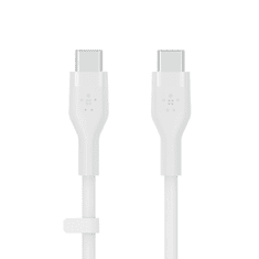 Belkin BOOST CHARGE Flex USB-C - USB-C kábel 2m fehér (CAB009bt2MWH) (CAB009bt2MWH)