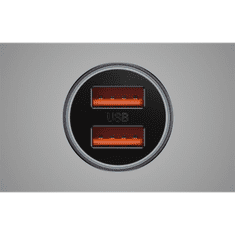 BASEUS Golden Contactor Max autós töltő 2x USB 60W szürke (CGJM000013) (CGJM000013)