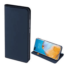 Dux Ducis SKIN PRO tok álló, bőr hatású (FLIP, oldalra nyíló, bankkártya tartó, asztali tartó funkció) SÖTÉTKÉK [Huawei P40 Pro 5G] (5996457956517)