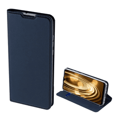 Dux Ducis SKIN PRO tok álló, bőr hatású (FLIP, oldalra nyíló, bankkártya tartó, asztali tartó funkció) SÖTÉTKÉK [Huawei P Smart (2020)] (5996457989959)