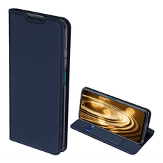 Dux Ducis SKIN PRO tok álló, bőr hatású (FLIP, oldalra nyíló, bankkártya tartó, asztali tartó funkció) SÖTÉTKÉK [Huawei P Smart (2021)] (5996591023342)