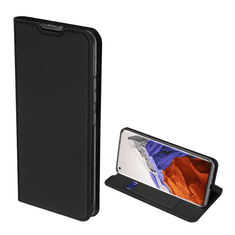 Dux Ducis SKIN PRO tok álló, bőr hatású (FLIP, oldalra nyíló, bankkártya tartó, asztali tartó funkció) FEKETE [Xiaomi Mi 11 Pro 5G] (5996591124629)