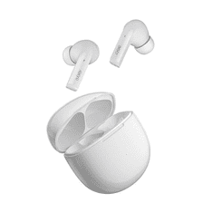 QCY T18 TWS Bluetooth mikrofonos fülhallgató fehér (T18-White)