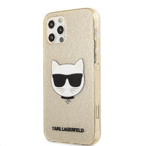 Karl Lagerfeld Apple Iphone 12 / 12 Pro készülékhez tok arany (KLHCP12MCHTUGLGO) (KLHCP12MCHTUGLGO)