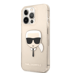Karl Lagerfeld Apple Iphone 13 Pro Karl arany tok (KLHCP13LKHTUGLGO) (KLHCP13LKHTUGLGO)