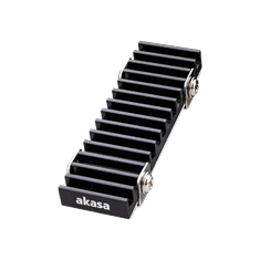 Akasa SSD hűtő Gecko Pro M.2 hűtőborda Fekete (A-M2HS02-BK)