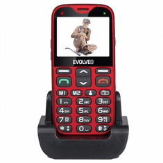 Evolveo EasyPhone XG mobiltelefon piros (EP-650-XGR) (EP-650-XGR)