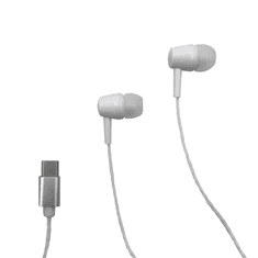 Media-tech Fülhallgató MAGICSOUND USB Type-C, Mikrofon, fehér (MT3600W)